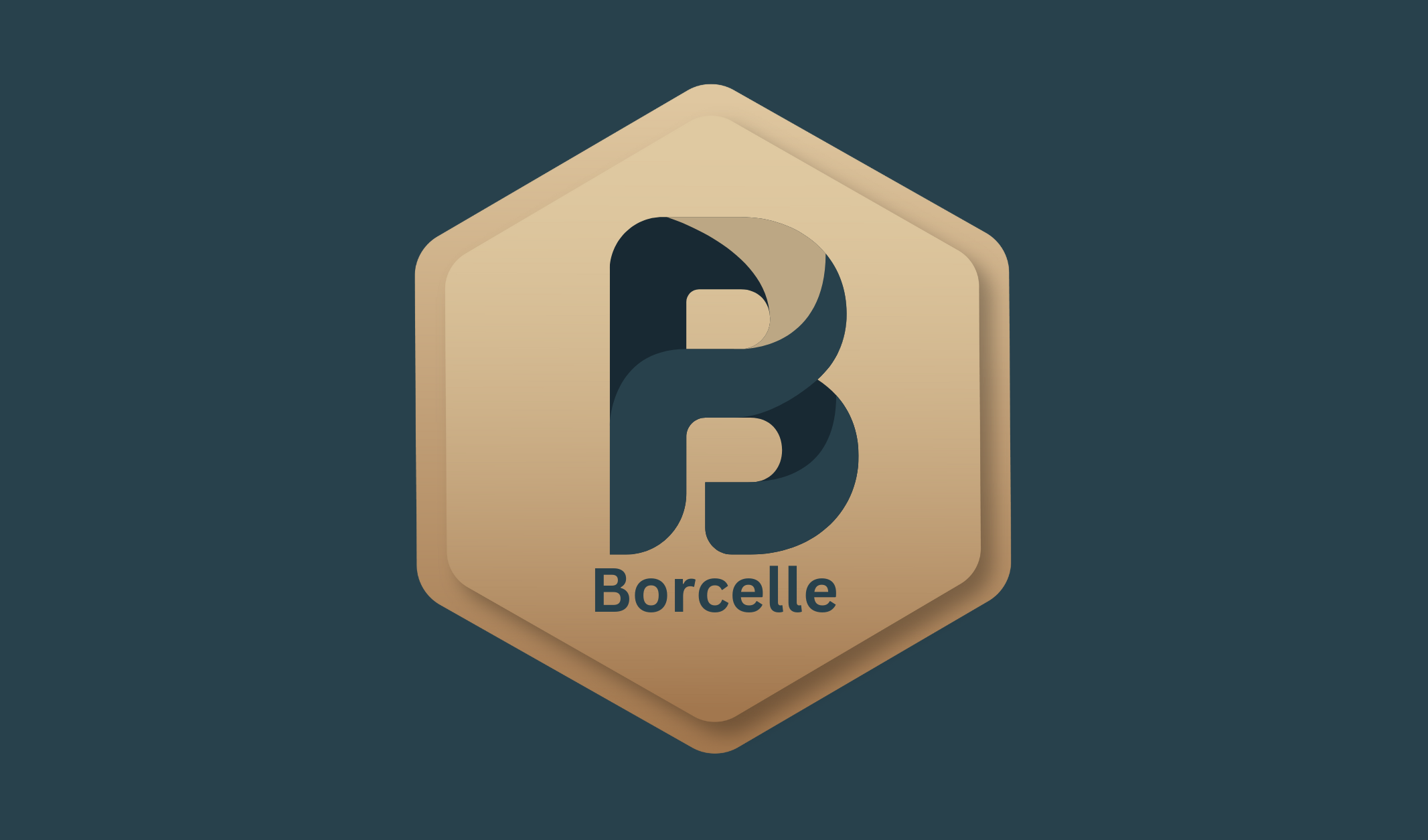 Navy and Brown Modern Business Card